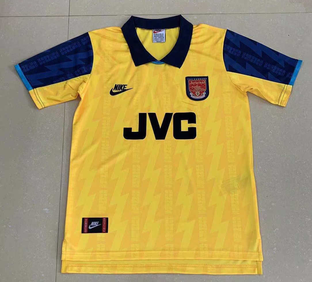 1994 Arsenal Retro Third Mens Soccer Jersey Replica  