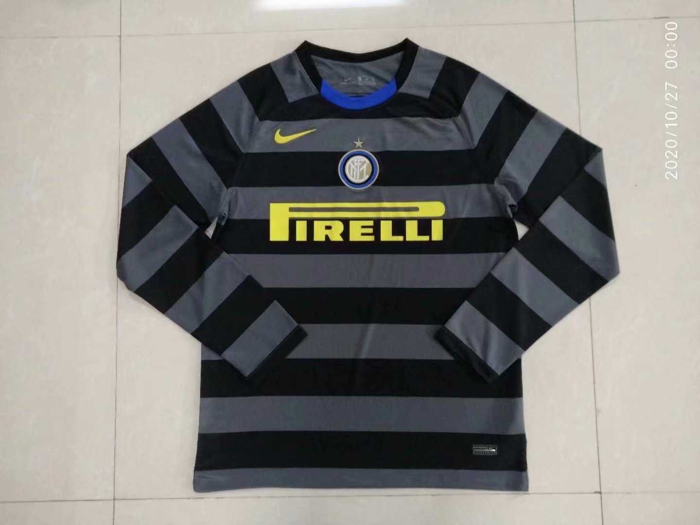 2020/21 Inter Milan Third Mens LS Soccer Jersey Replica  