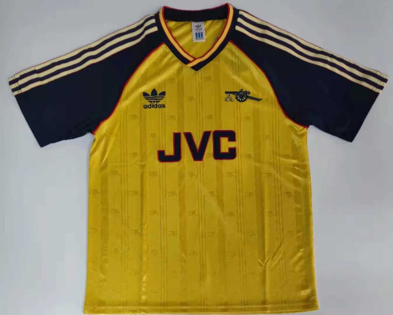 1988-1990 Arsenal Retro Away Mens Soccer Jersey Replica 