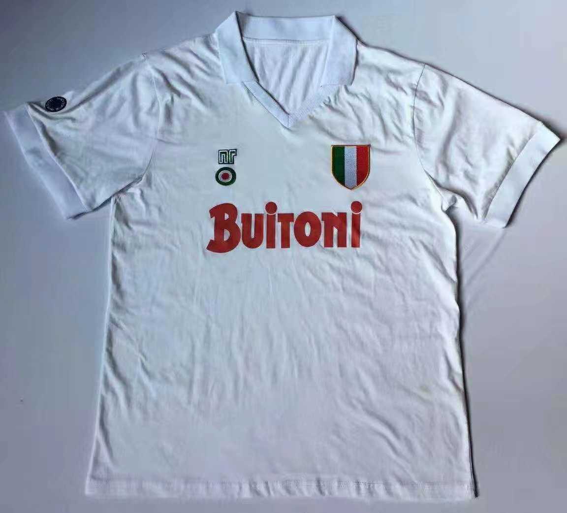 1987/88 Napoli Retro Away Mens Soccer Jersey Replica 