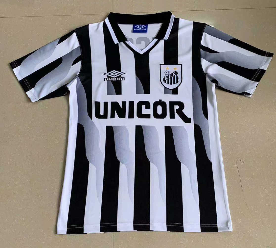 1998 Santos FC Retro Away Mens Soccer Jersey Replica 
