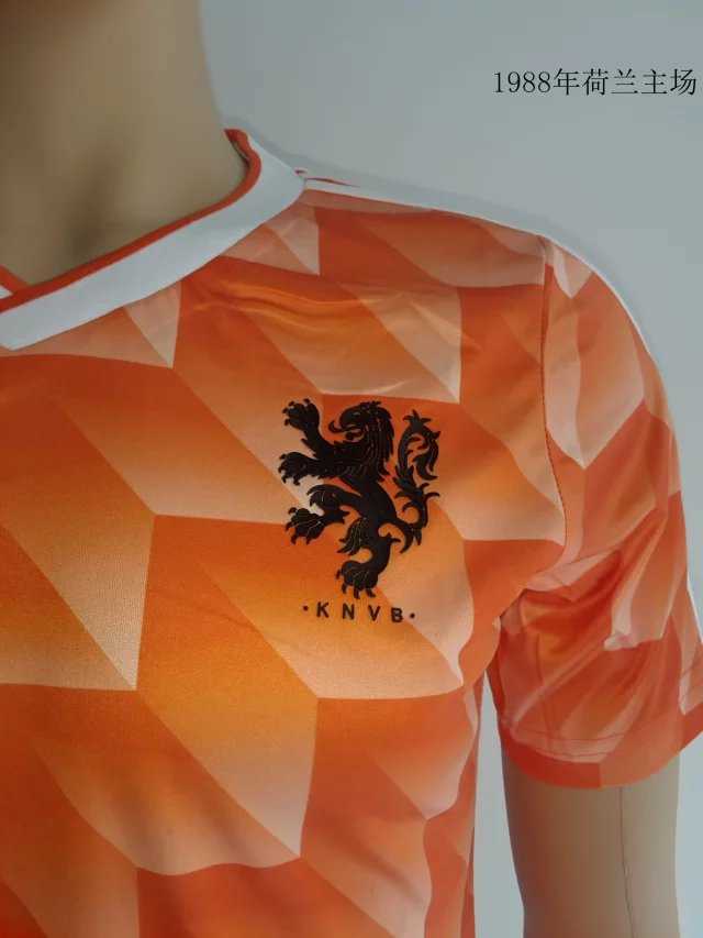 1988 Netherlands Retro Home Mens Soccer Jersey Replica 