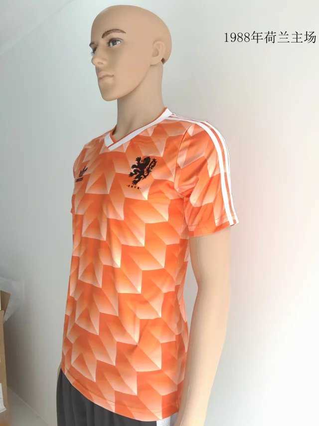 1988 Netherlands Retro Home Mens Soccer Jersey Replica 