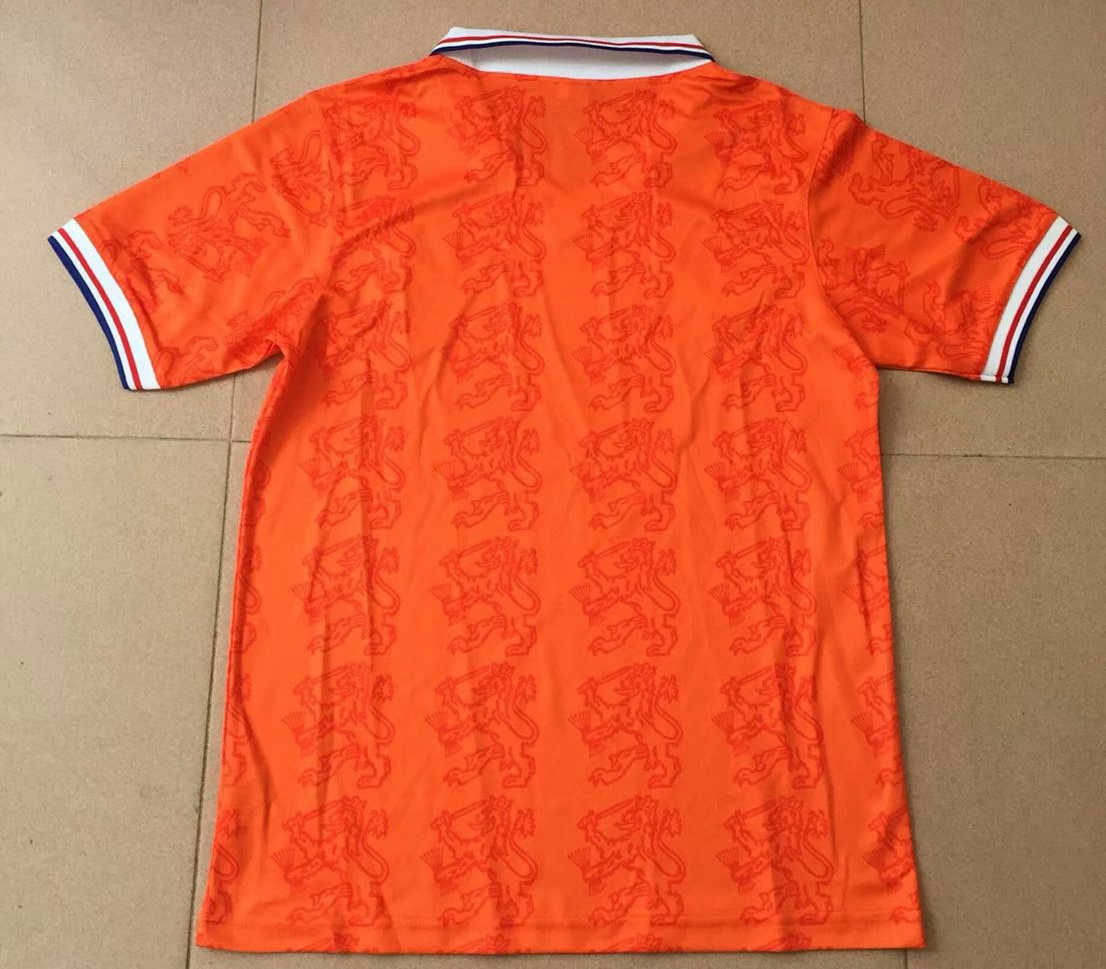 1995 Netherlands Retro Home Mens Soccer Jersey Replica 