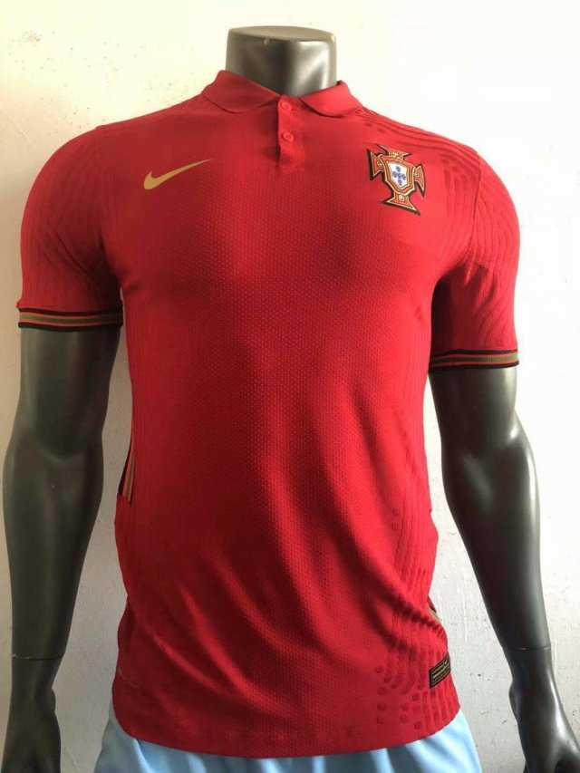 2020 Portugal Home Mens Soccer Jersey Replica  Match