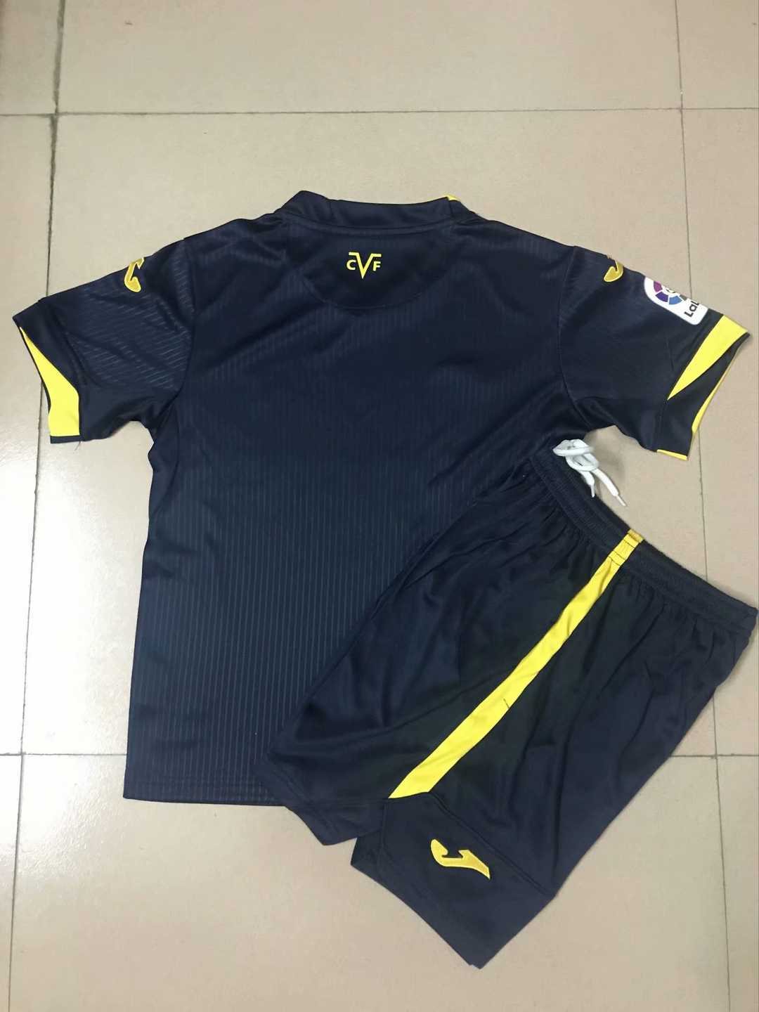 2020/21 Villarreal Home Kids Soccer Kit(Jersey+Shorts)