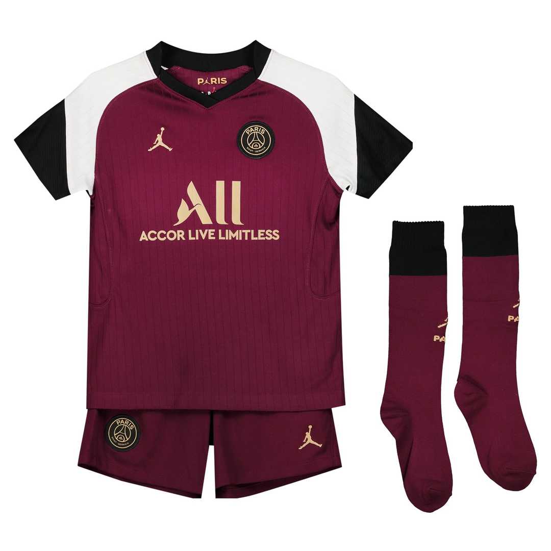 2020/21 PSG Third Kids Soccer Kit (Jersey + Shorts + Socks)