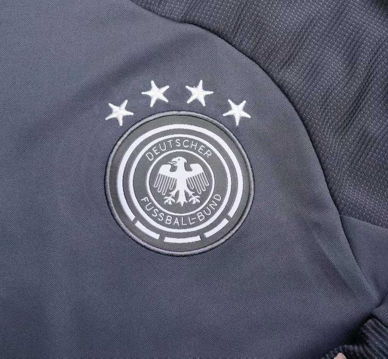 2019/20 Germany Deep Grey Mens Soccer Training Suit(Sweater + Pants)