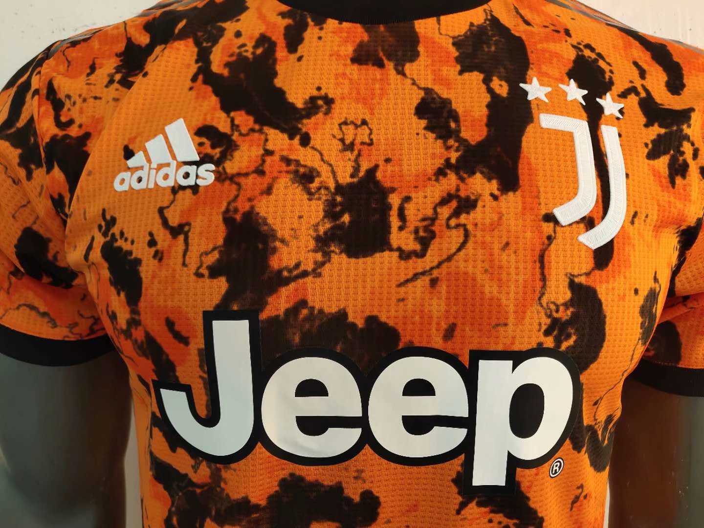 2020/21 Juventus Third Orange Mens Soccer Jersey Replica  (Match)