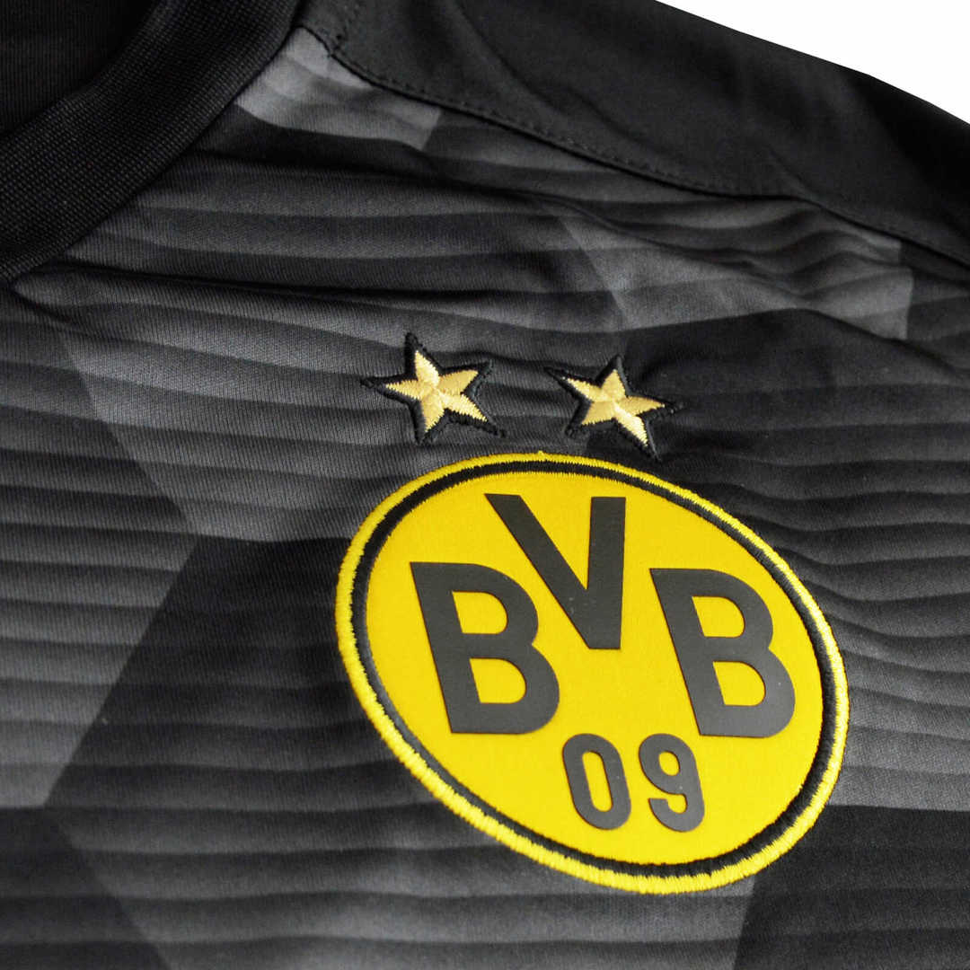 2020/21 Borussia Dortmund Goalkeeper Black LS Mens Soccer Jersey Replica 