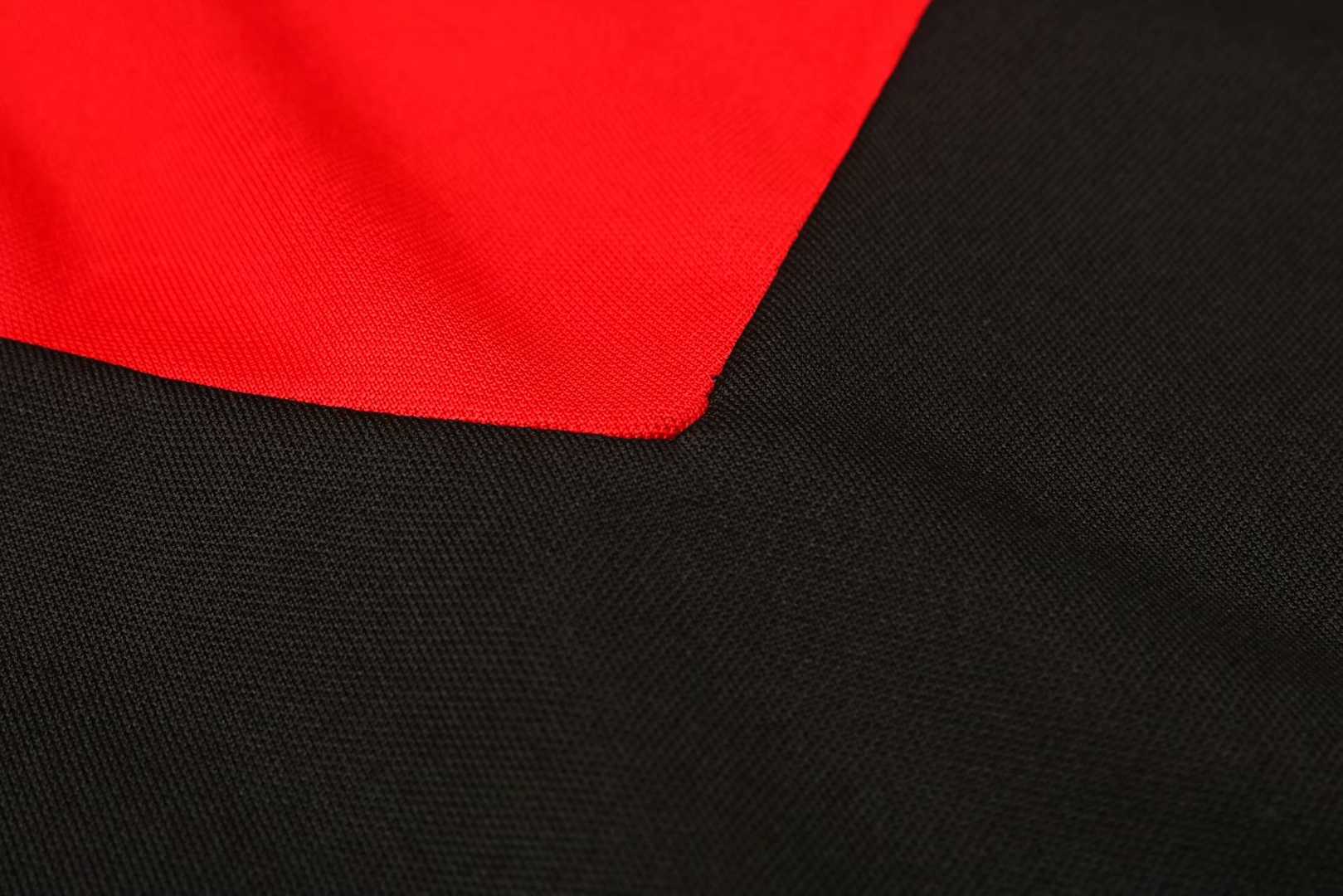 2019/20 AC Milan Red - Black Mens Soccer Polo Jersey