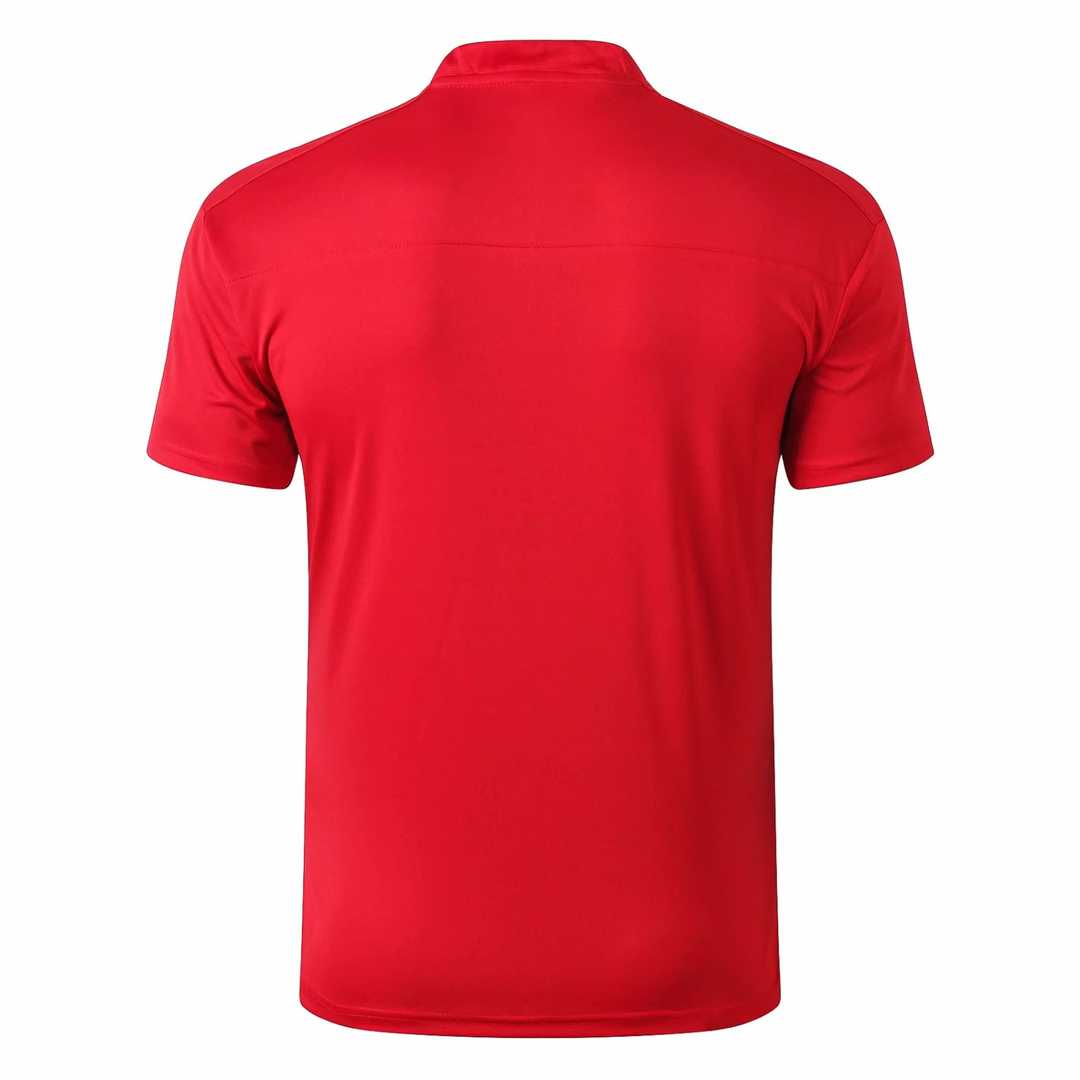 2019/20 AC Milan Red Mens Soccer Polo Jersey