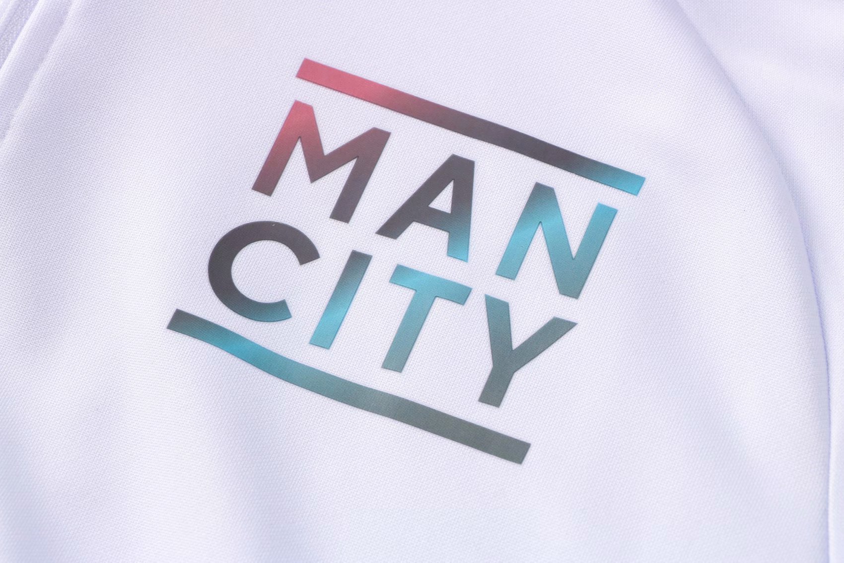 Manchester City White Soccer Training Suit Mens 2021/22 
