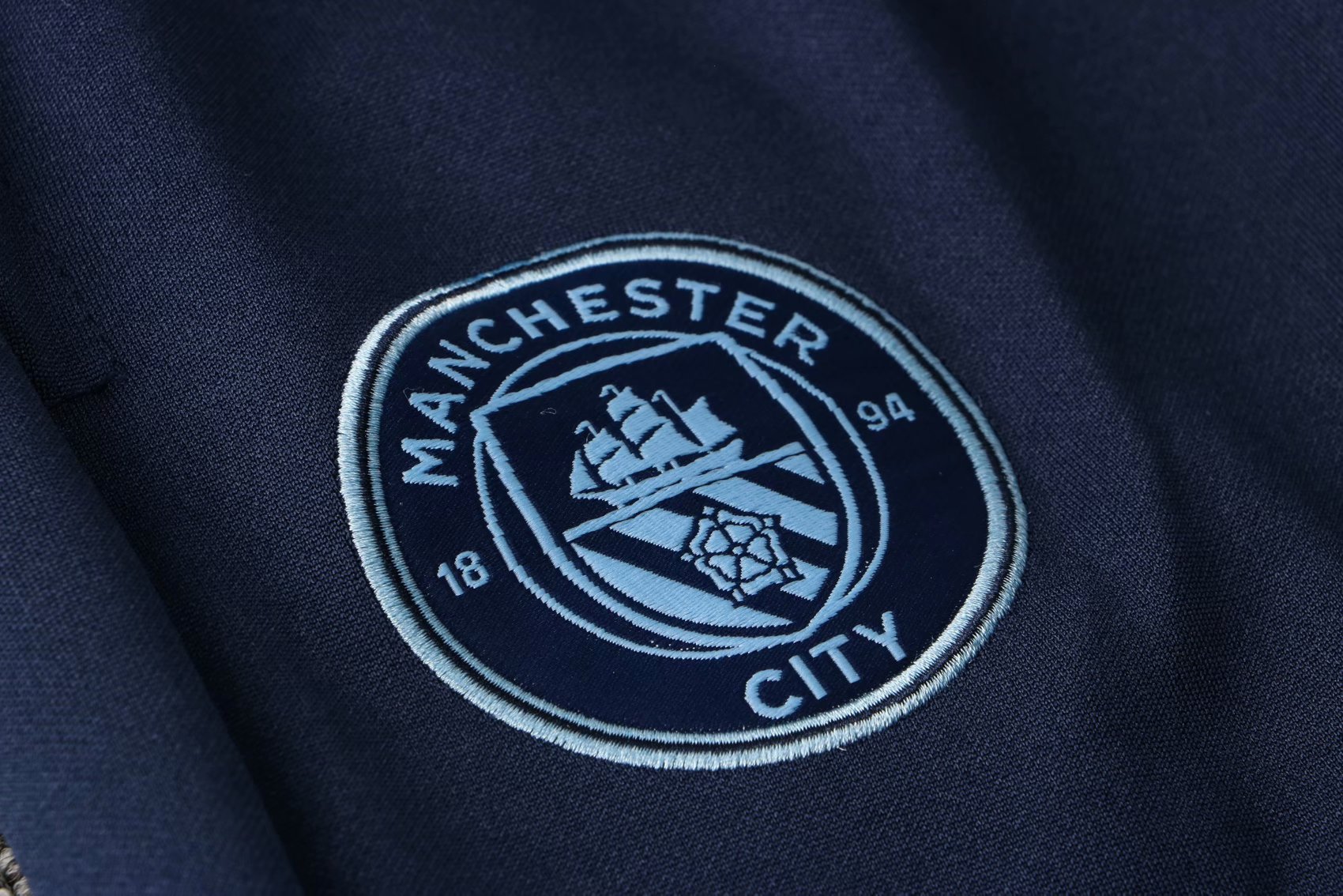 Manchester City White Soccer Training Suit Mens 2021/22 