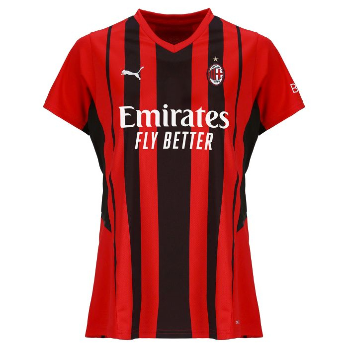 AC Milan Soccer Jersey Replica Home Womens 2021/22