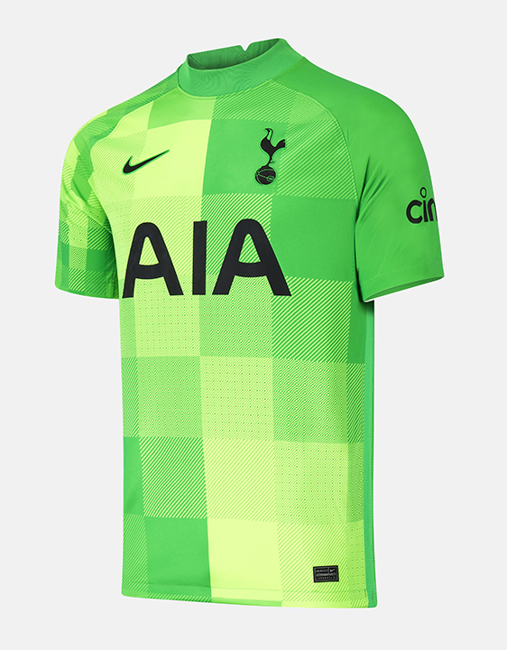 Tottenham Hotspur Soccer Jersey Replica Goalkeeper Short Sleeve Mens 2021/22
