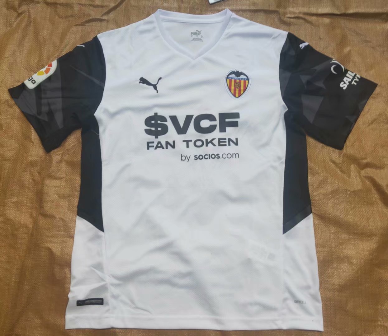 Valencia Soccer Jersey Replica Home Mens 2021/22