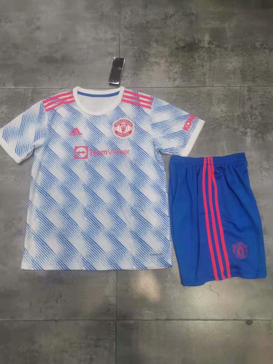 Manchester United Soccer Jersey + Short Replica Away Youth 2021/22