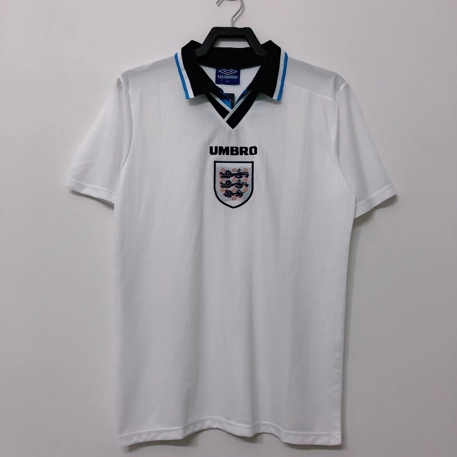 England Soccer Jersey Replica Retro Home Mens 1996