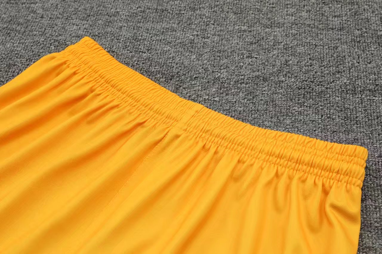 PSG Goalkeeper Yellow Mens Soccer Jersey + Shorts Replica 2021/22
