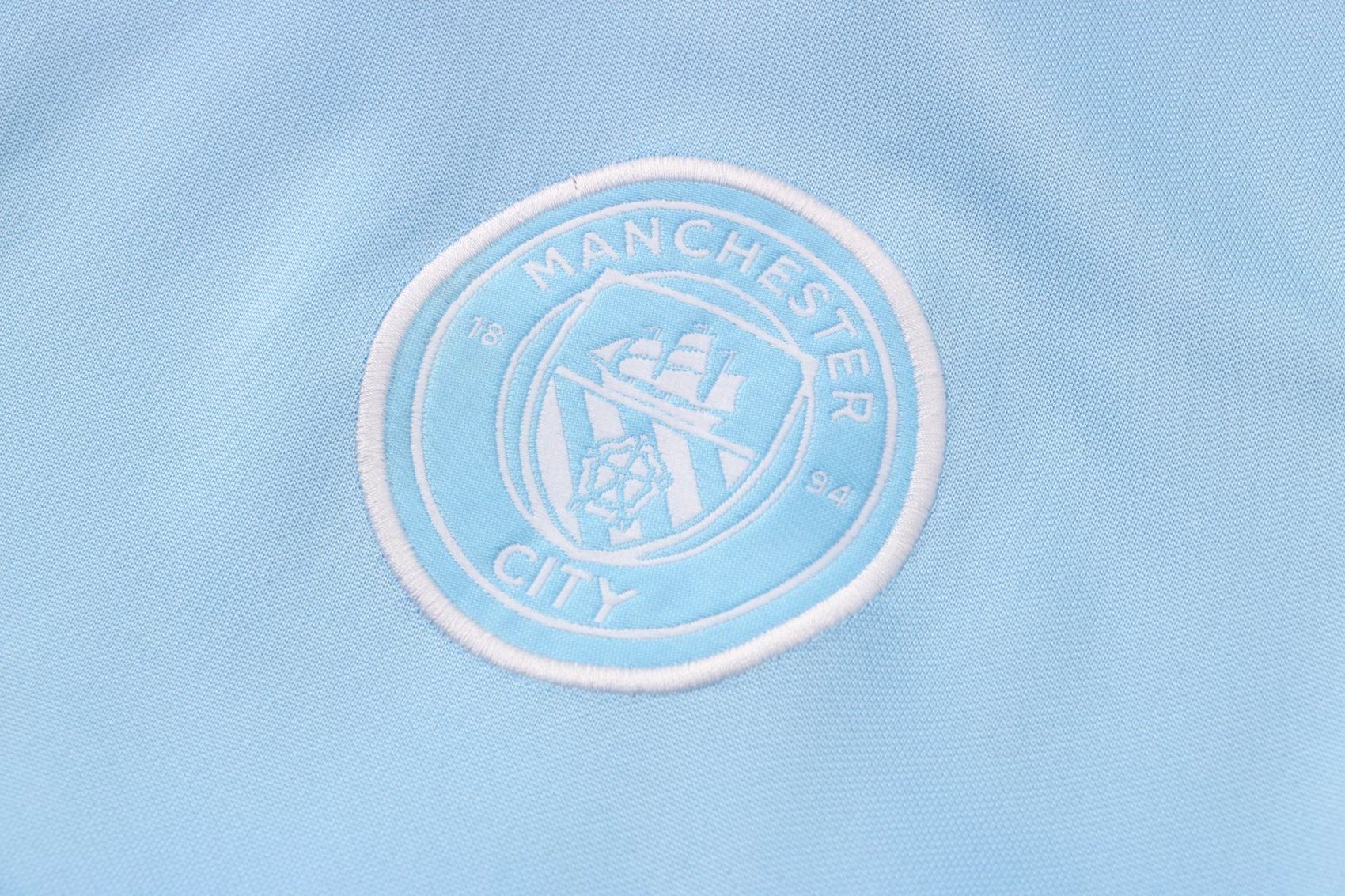 Manchester City Soccer Traning Suit (Jacket + Pants) Blue Mens 2021/22