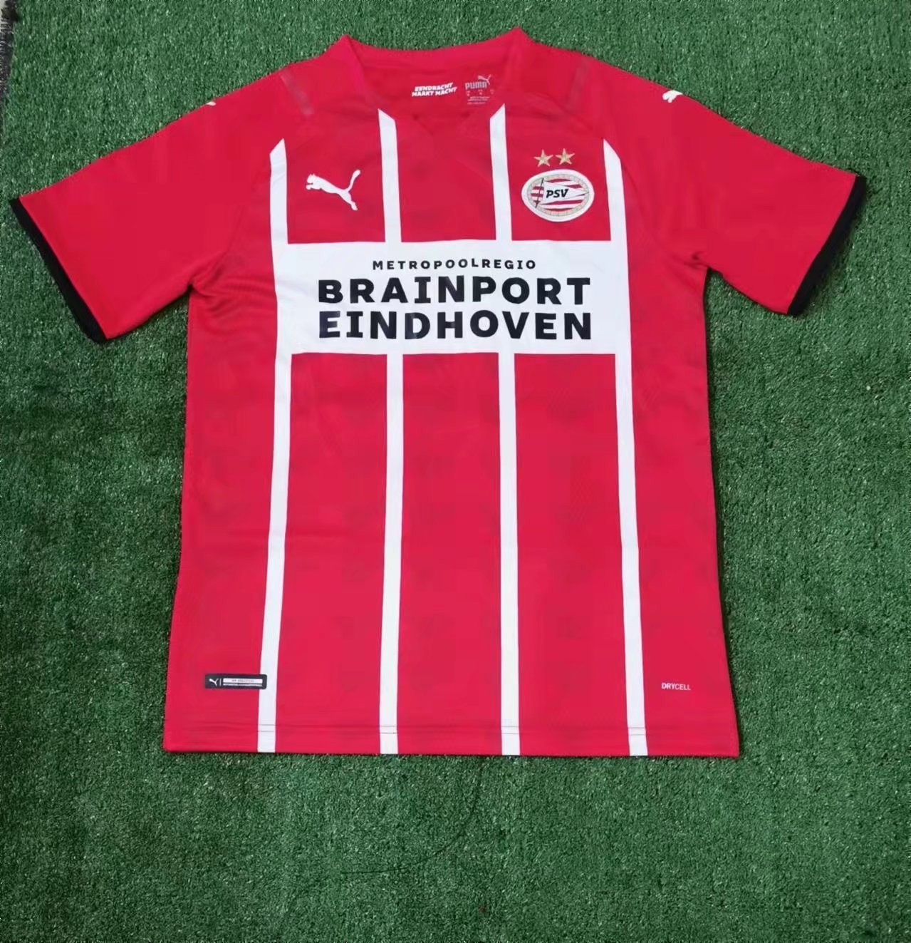 PSV Soccer Jersey Replica Home Mens 2021/22