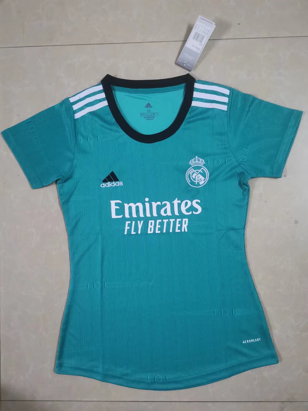 Real Madrid Soccer Jersey Replica Third Womens 2021/22