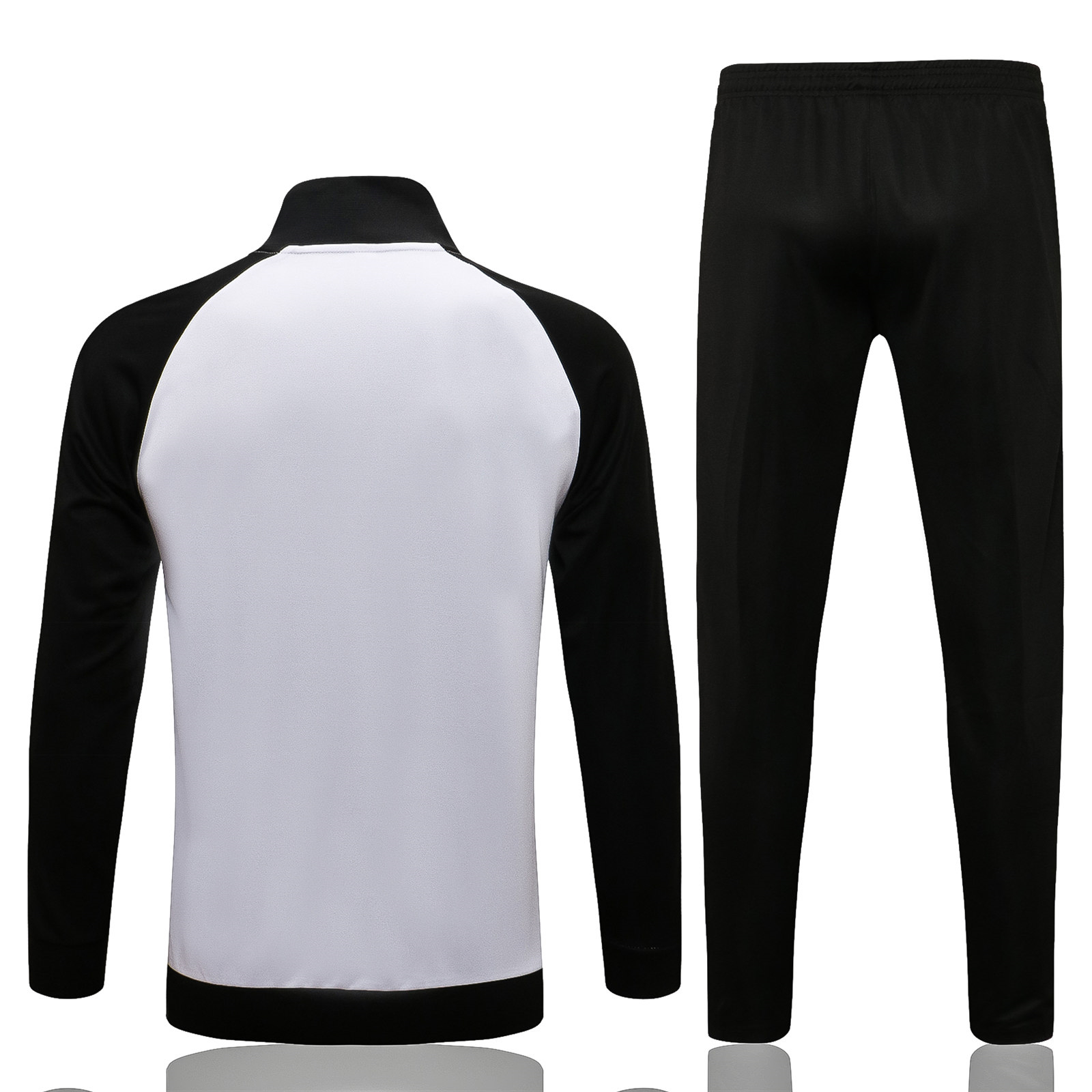 Manchester United Soccer Training Suit Jacket + Pants Black - White Men's 2021/22