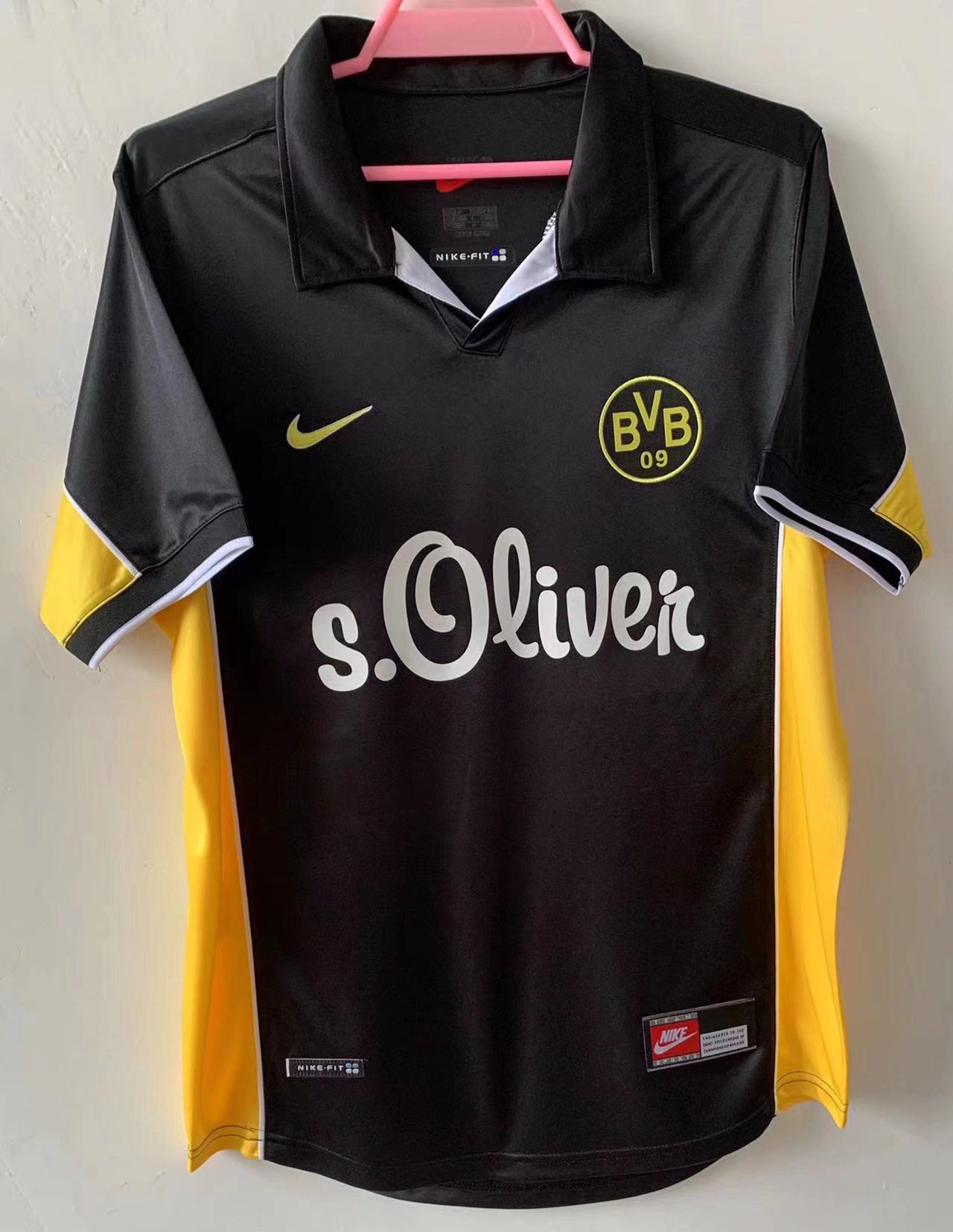 Borussia Dortmund Soccer Jersey Replica Retro Away Mens 1998