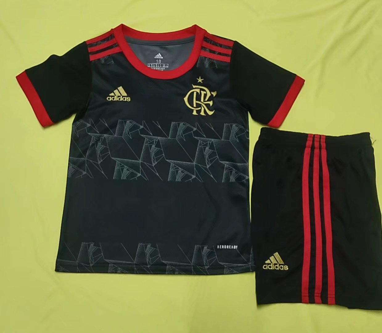 Flamengo Soccer Jersey + Short Replica Third Youth 2021/22