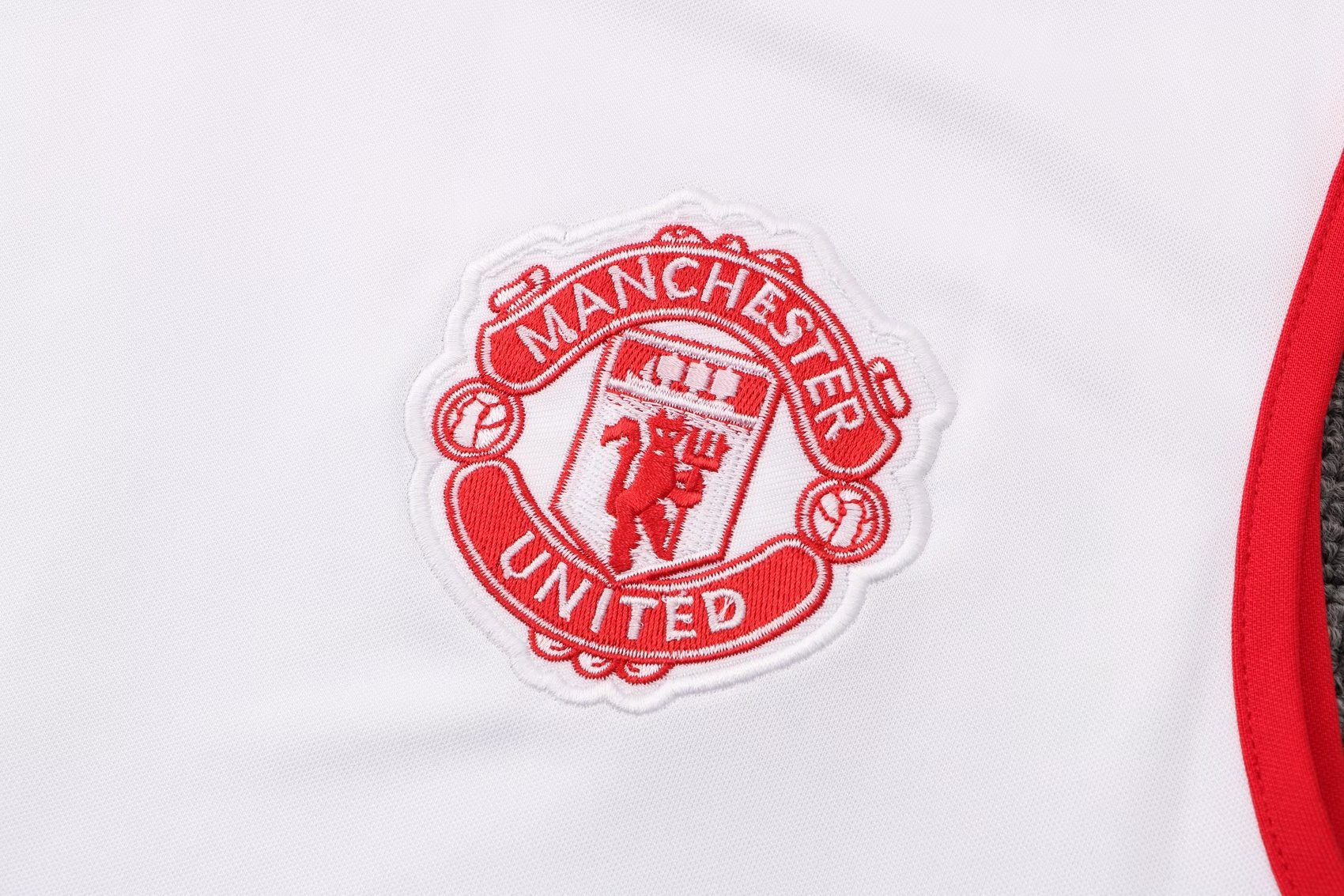 Manchester United Soccer Singlet Jersey Replica White Mens 2021-22