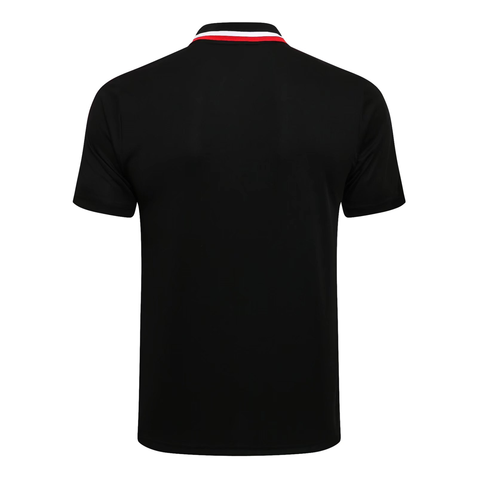Manchester United Soccer Polo Jersey Replica Black II Mens 2021-22