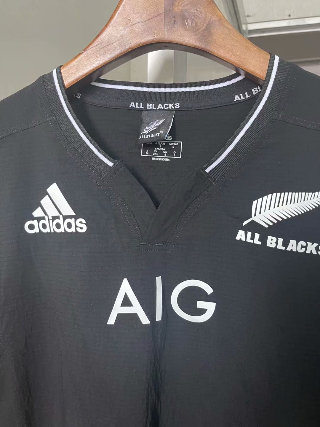 All Blacks Soccer Jersey Replica Rugby Home Mens 2021/22 