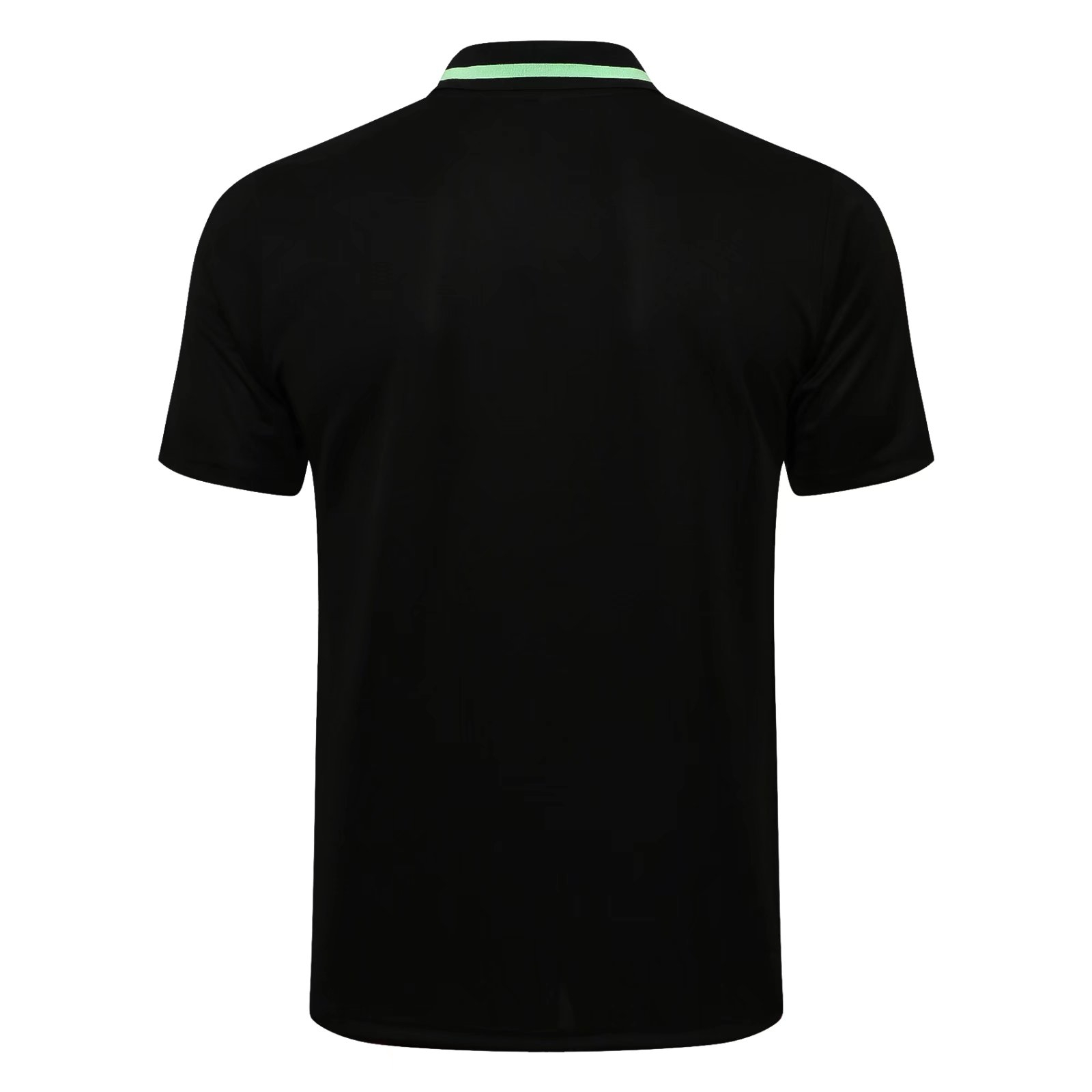 Manchester United Soccer Polo Jersey Black - Green Mens 2021/22