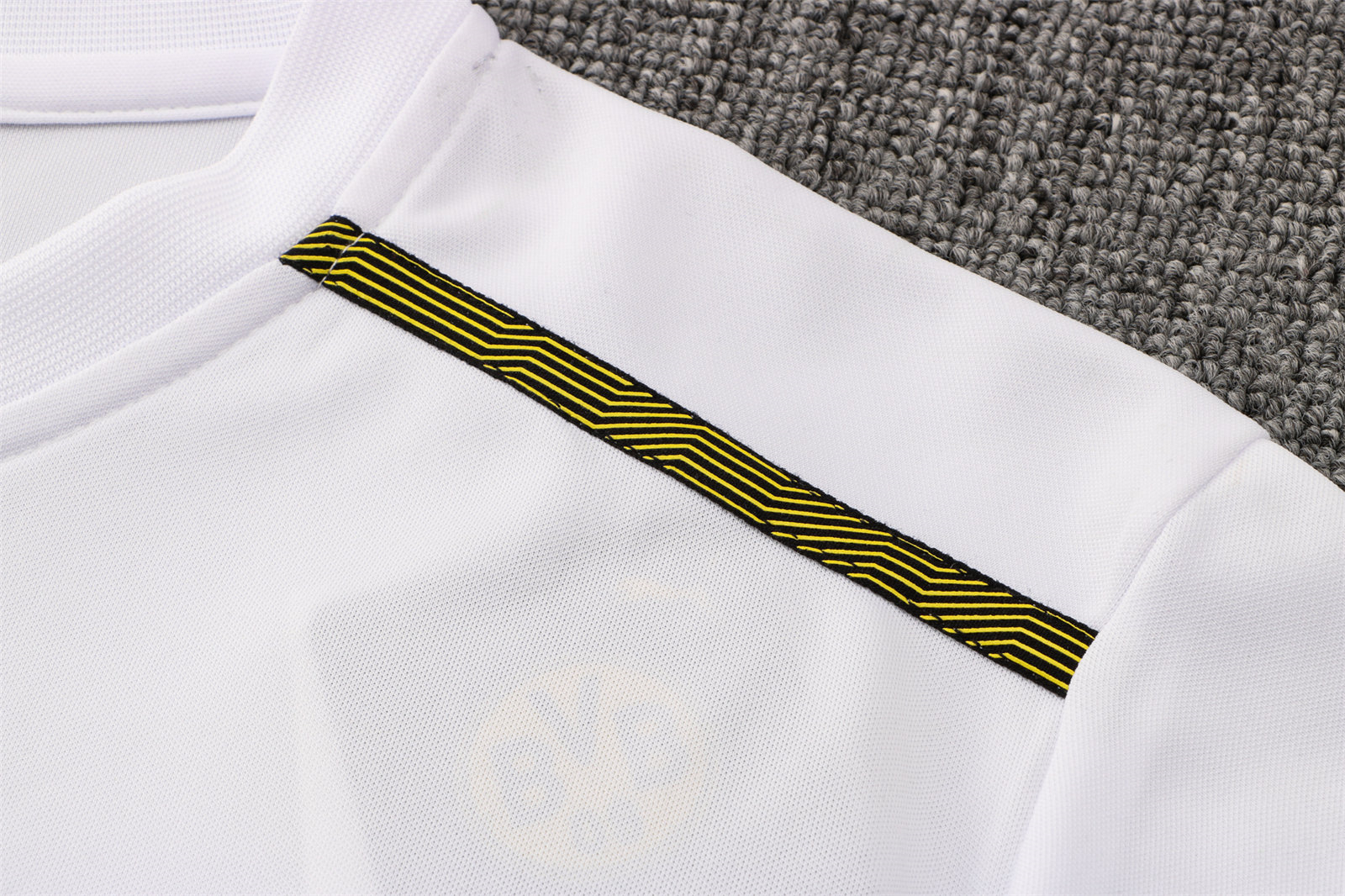 Borussia Dortmund Soccer Polo Jersey Replica White Mens 2021/22 ...