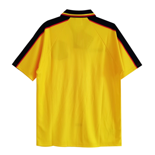 1998 World Cup Scotland Away Yellow Retro Soccer Jersey Replica  Mens