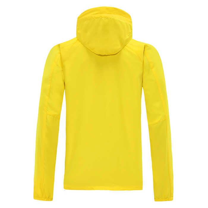 2020/21 Borussia Dortmund Yellow All Weather Windrunner Soccer Jacket Mens