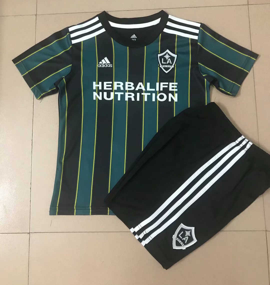 2021/22 Los Angeles Galaxy Away Soccer Kit (Jersey + Short) Kids