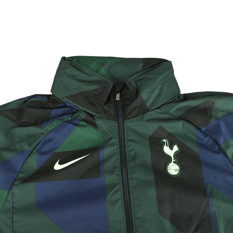 2021/22 Tottenham Hotspur Green All Weather Windrunner Jacket Mens 