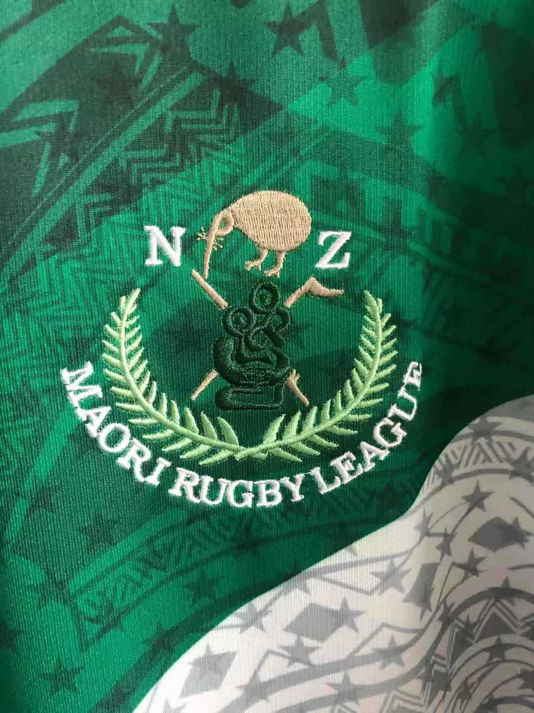 2021 New Zealand Maori All Stars On Field Rugby Soccer Jersey Replica  Mens