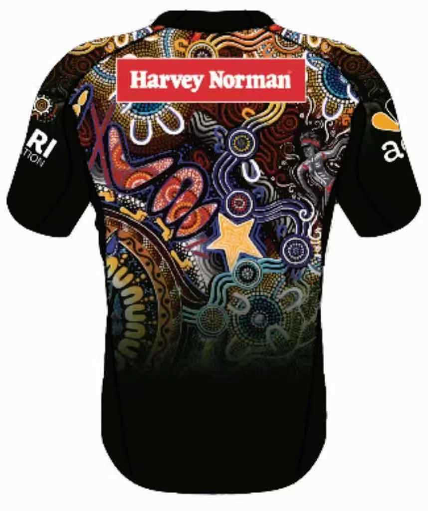 2021 Indigenous All Stars On Field Rugby Soccer Jersey Replica  Mens