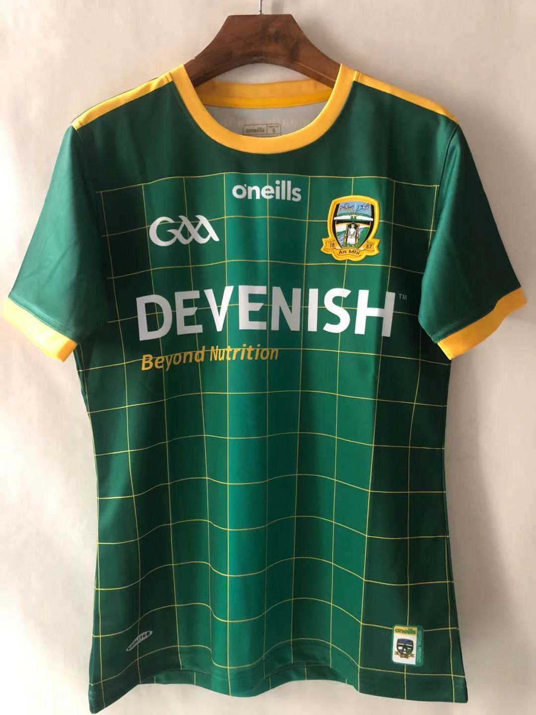 2021 Ireland Meath Home Rugby Soccer Jersey Replica  Mens