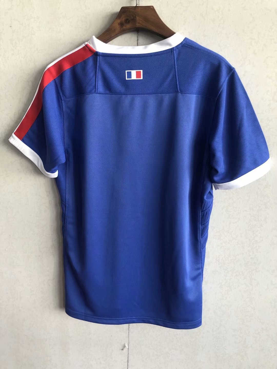 2021 France Home Rugby Soccer Jersey Replica  Mens