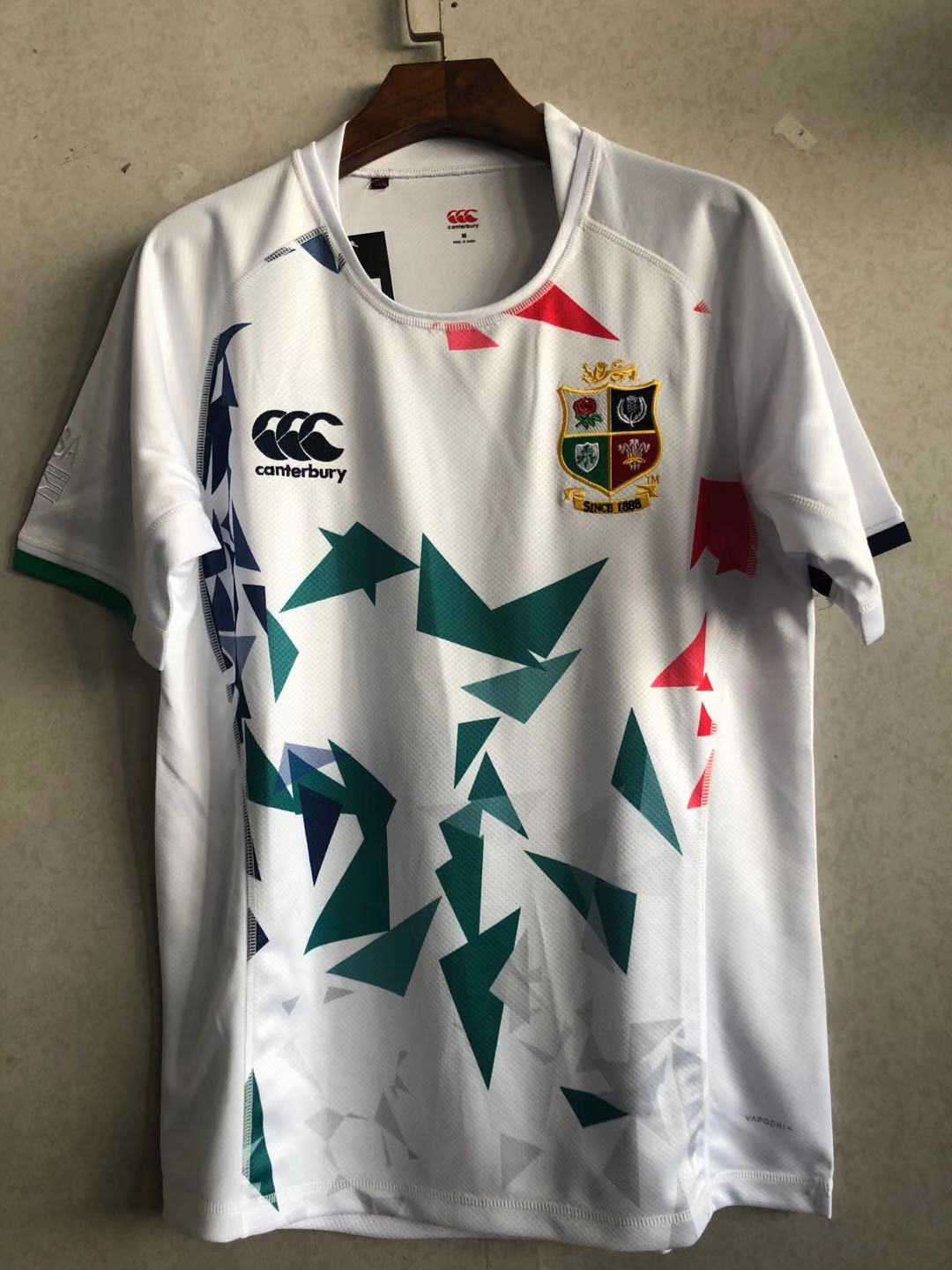 2021 British and Irish Lions Home White Graphic Rugby Soccer Jersey Replica  Mens