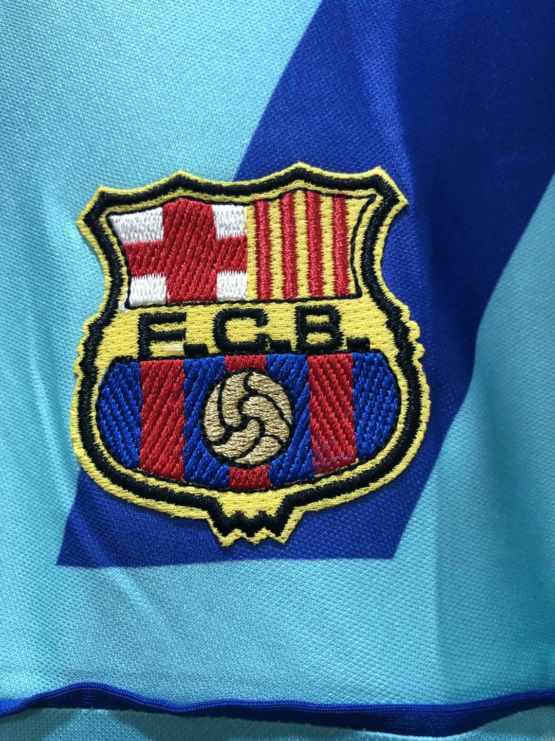 1992-95 Barcelona Retro Soccer Jersey Away Replica  Mens