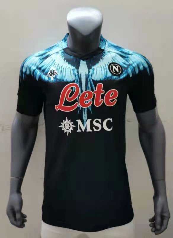 2021/22 Napoli Special Edition Black Soccer Jersey Replica  Mens