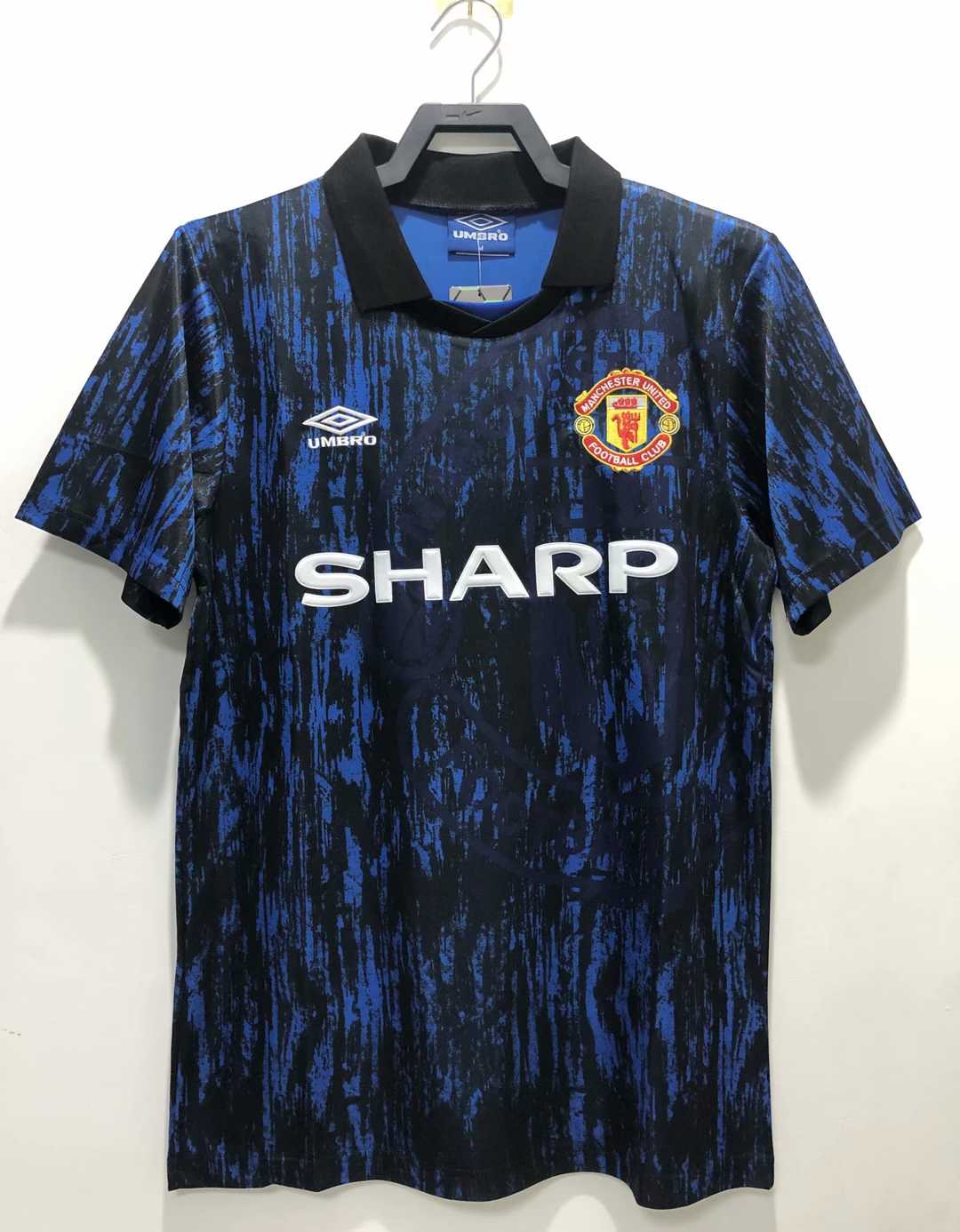 1993-1994 Manchester United Retro Soccer Jersey Away Replica  Mens