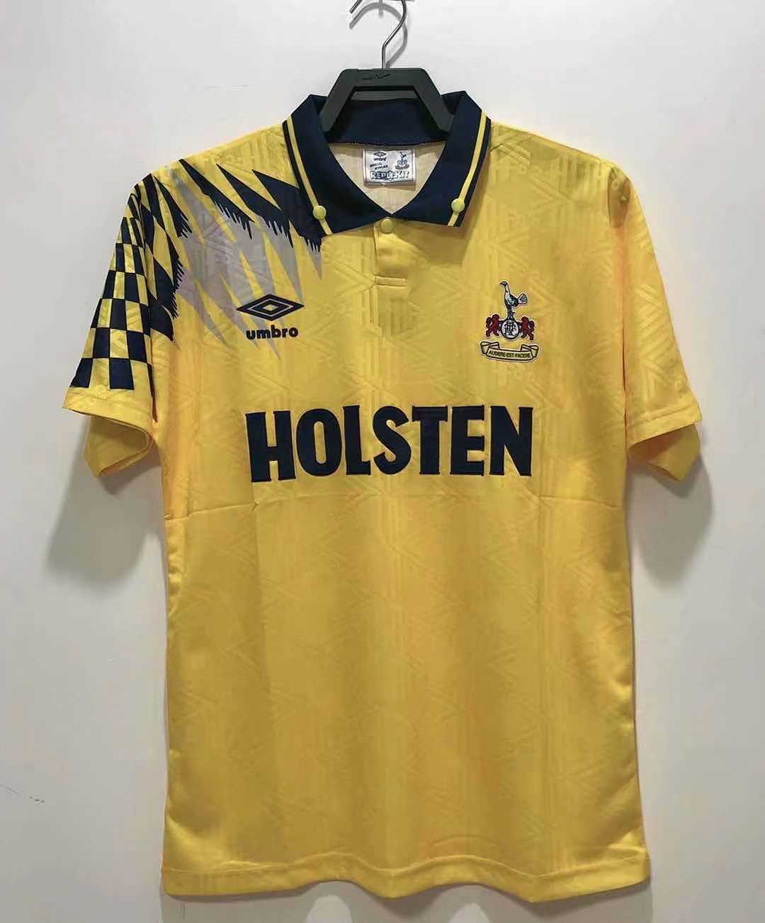 1992-1994 Tottenham Hotspur Retro Soccer Jersey Away Replica  Mens