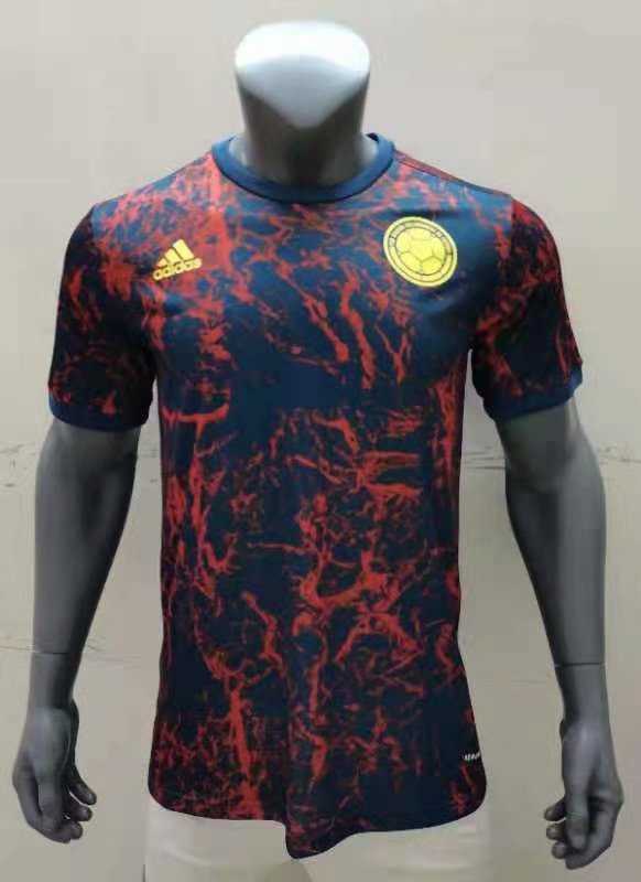 2021/22 Colombia Red Short Soccer Training Jersey Mens