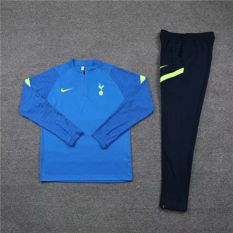 2021/22 Tottenham Hotspur Blue Soccer Training Suit Mens